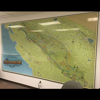map wall graphic