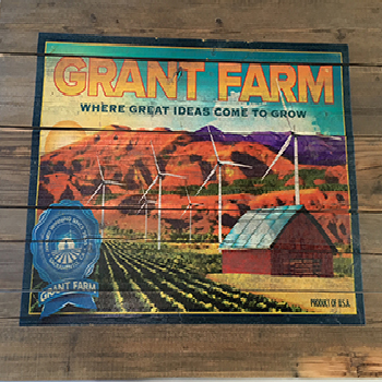 Grant Farm wall graphic