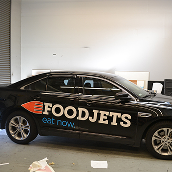Foodjets eat now fleet wrap