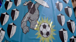 Warriors soccer banner