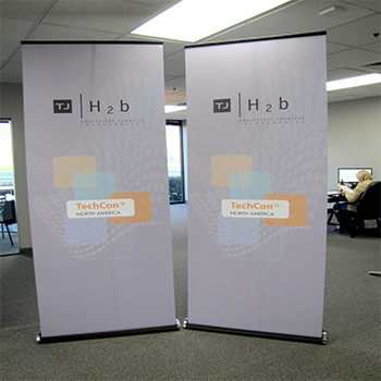 tradeshow signage and booth decals