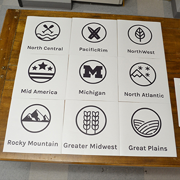 decals for different geographic regions