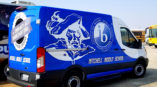 fleet wrap for Mitchell middle school