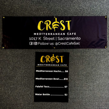 Crest cafe banner