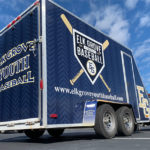 trailer wrap for Elk Grove baseball