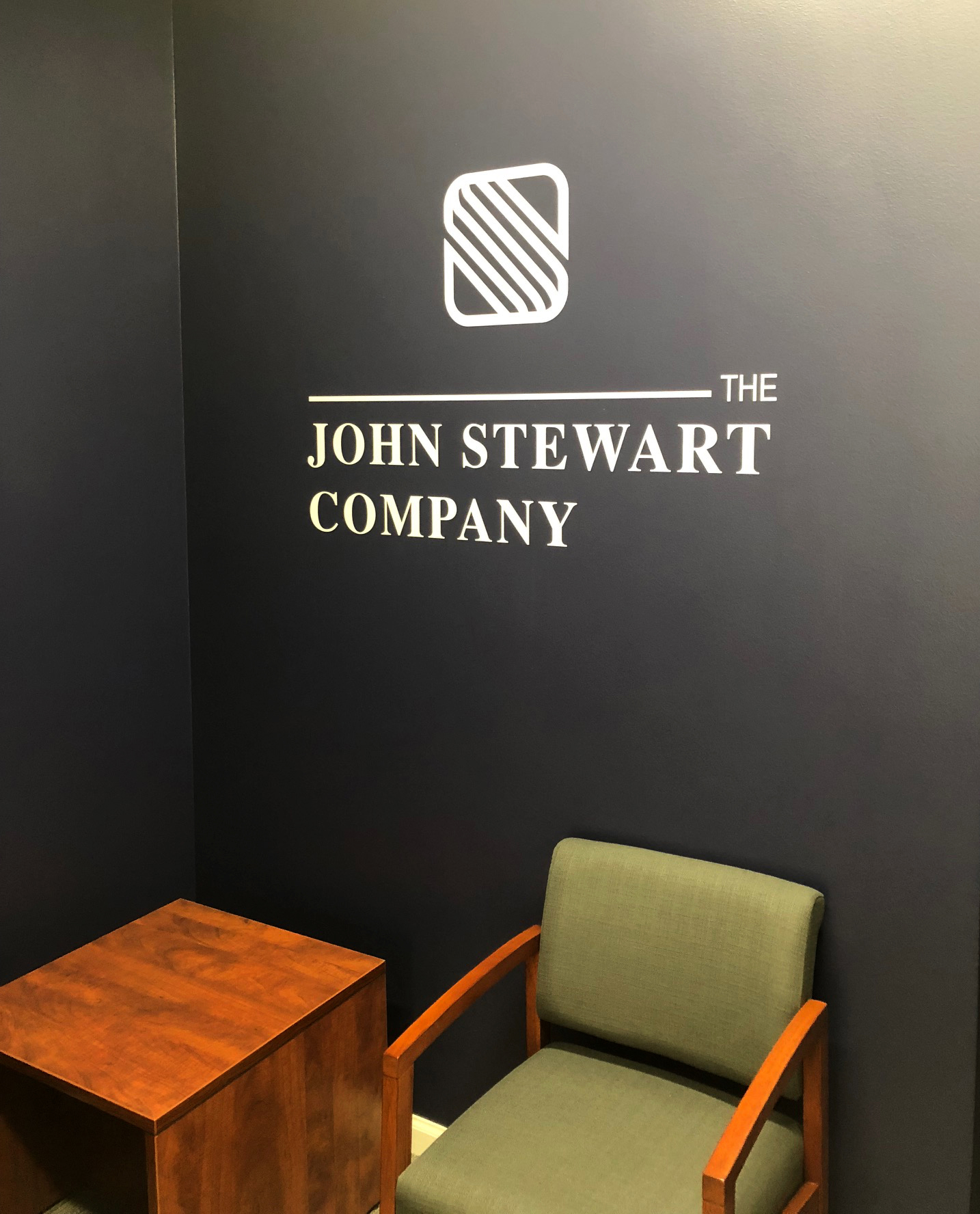 wall graphic for John Stewart Company