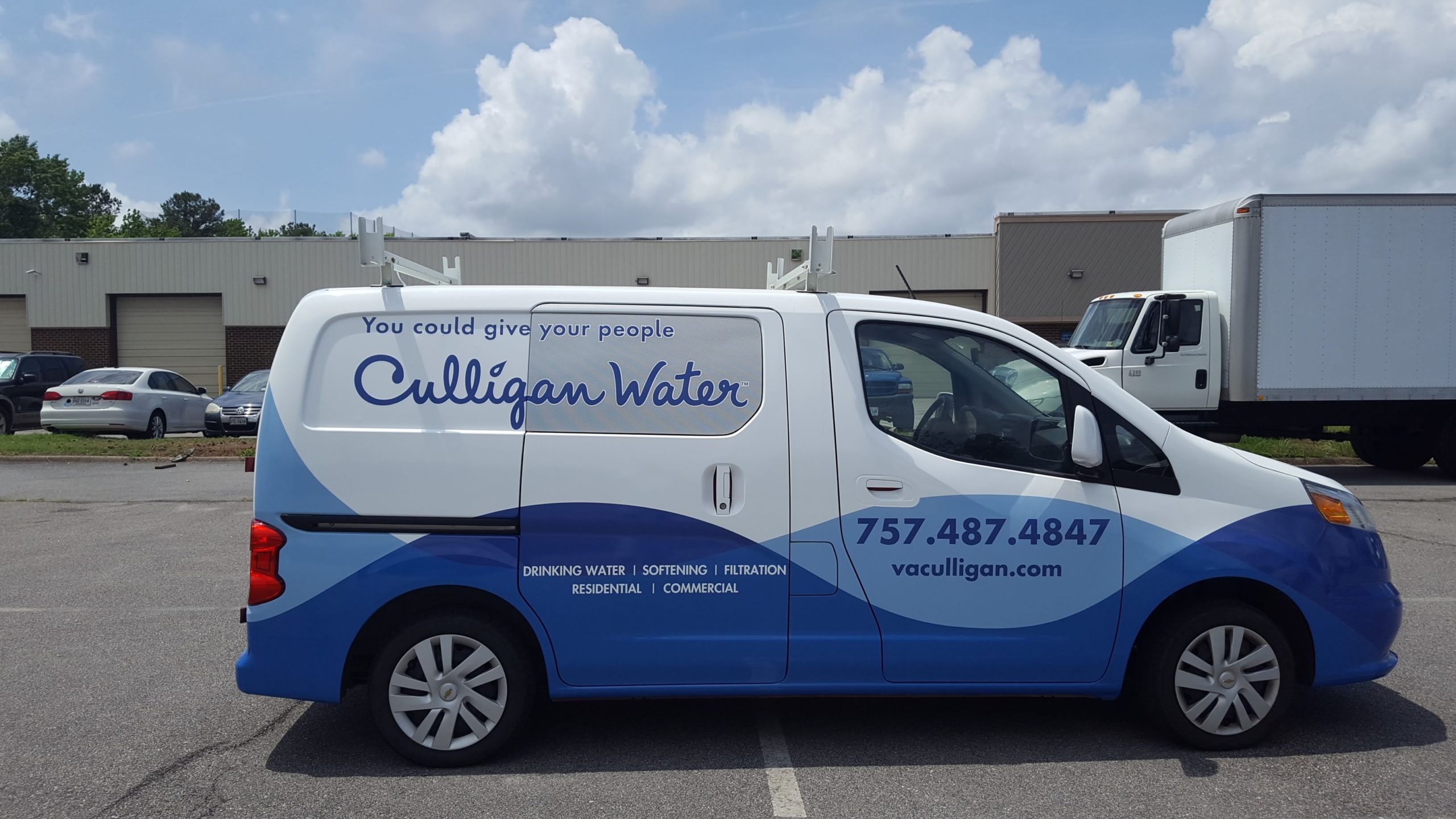 Culligan Water vehicle wrap