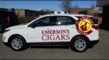 Emerson's Cigars vehicle wrap