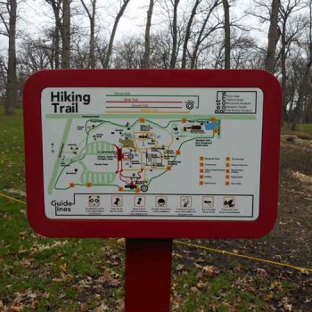Hiking trail directional design