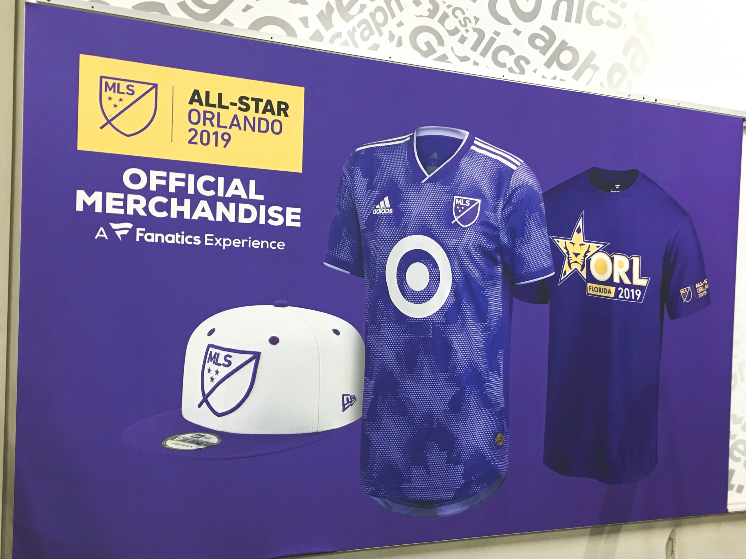 MLS official merchandise sign