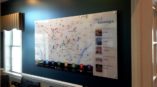 Quick Getaways wall map