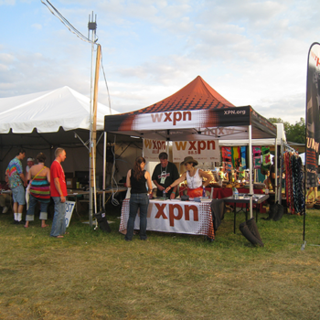 WXPN event tent