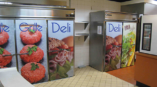 Deli fridge graphics