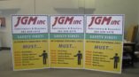 JGM Inc signage