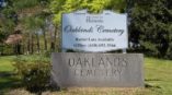 Oaklands Cemetery sign