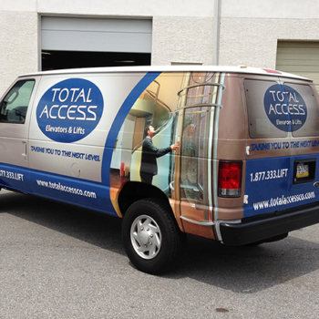 Total Access vehicle wrap