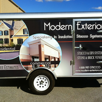 Modern Exteriors trailer wrap