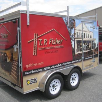 T.P. Fisher trailer wrap