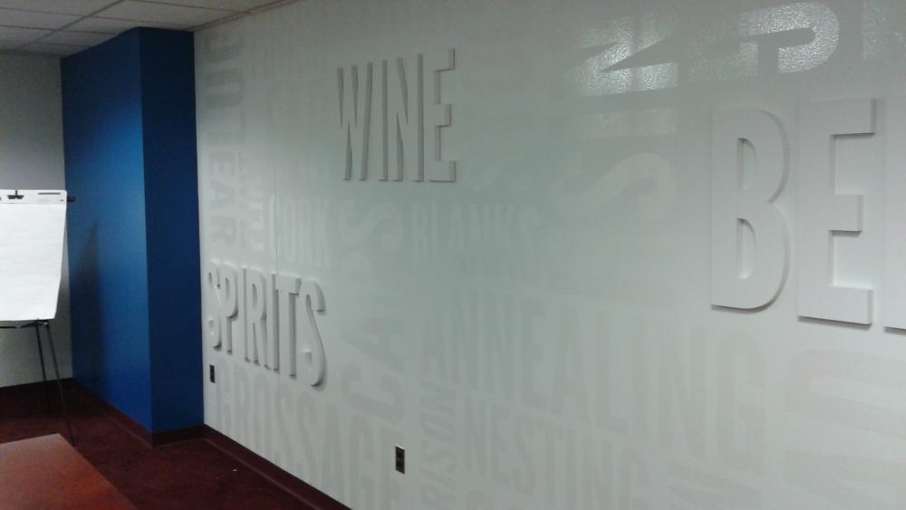 Wine, beer and spirits wall decals