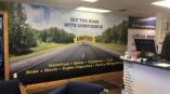 United Tire & Service wall mural