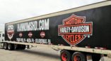 Hannum's Harley Davidson wrapped trailer