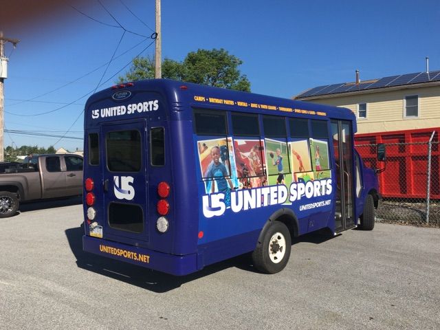 United Sports vehicle wrap