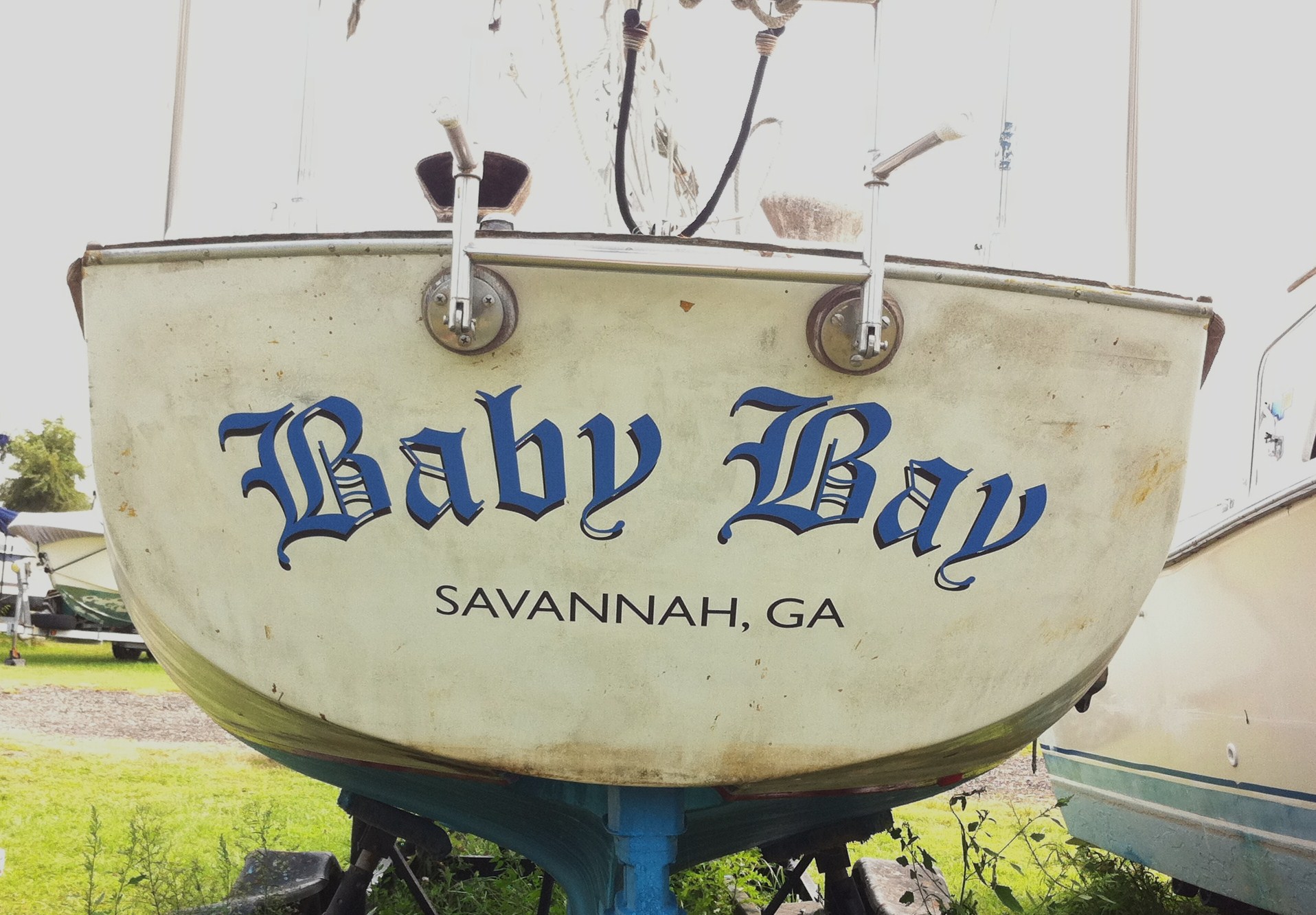 Baby Bay boat decal