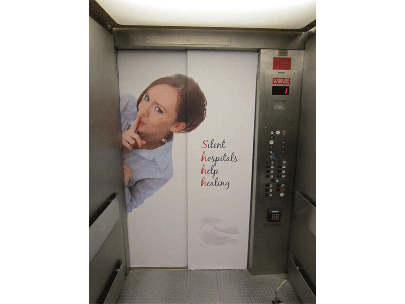 Shhh elevator wrap