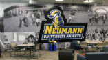 Neumann University Knights wall mural