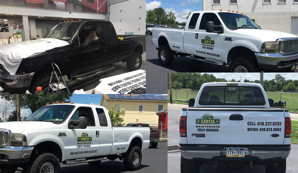 Garcia Maitenance vehicle wrap