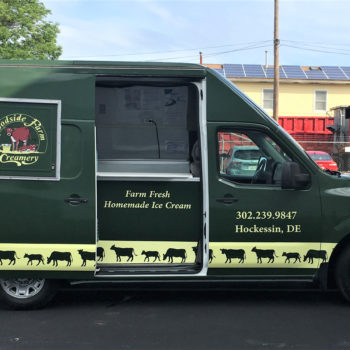 Woodside Farm Creamery trailer wrap