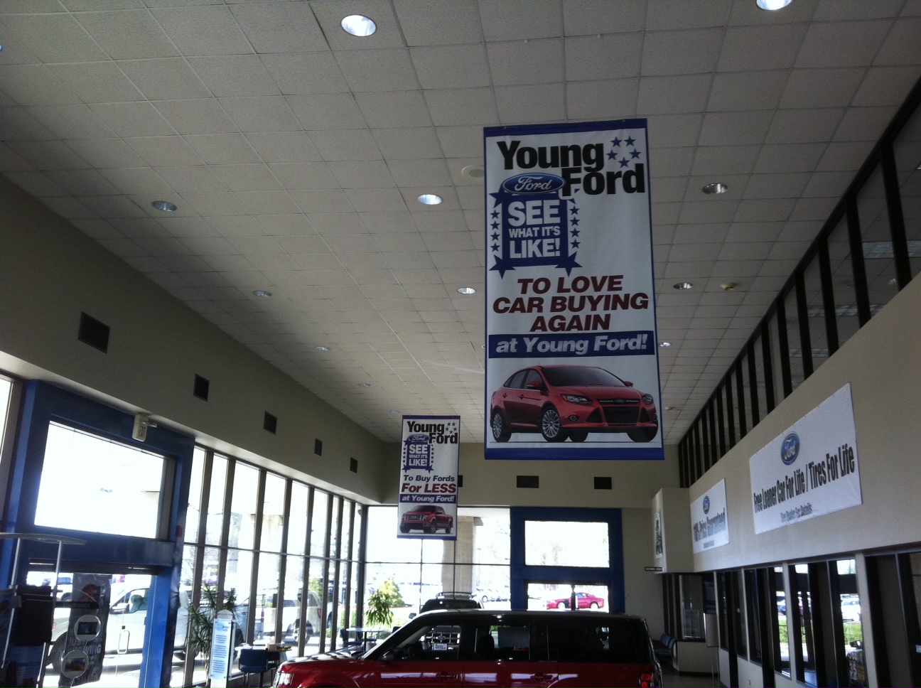 Young Ford signage