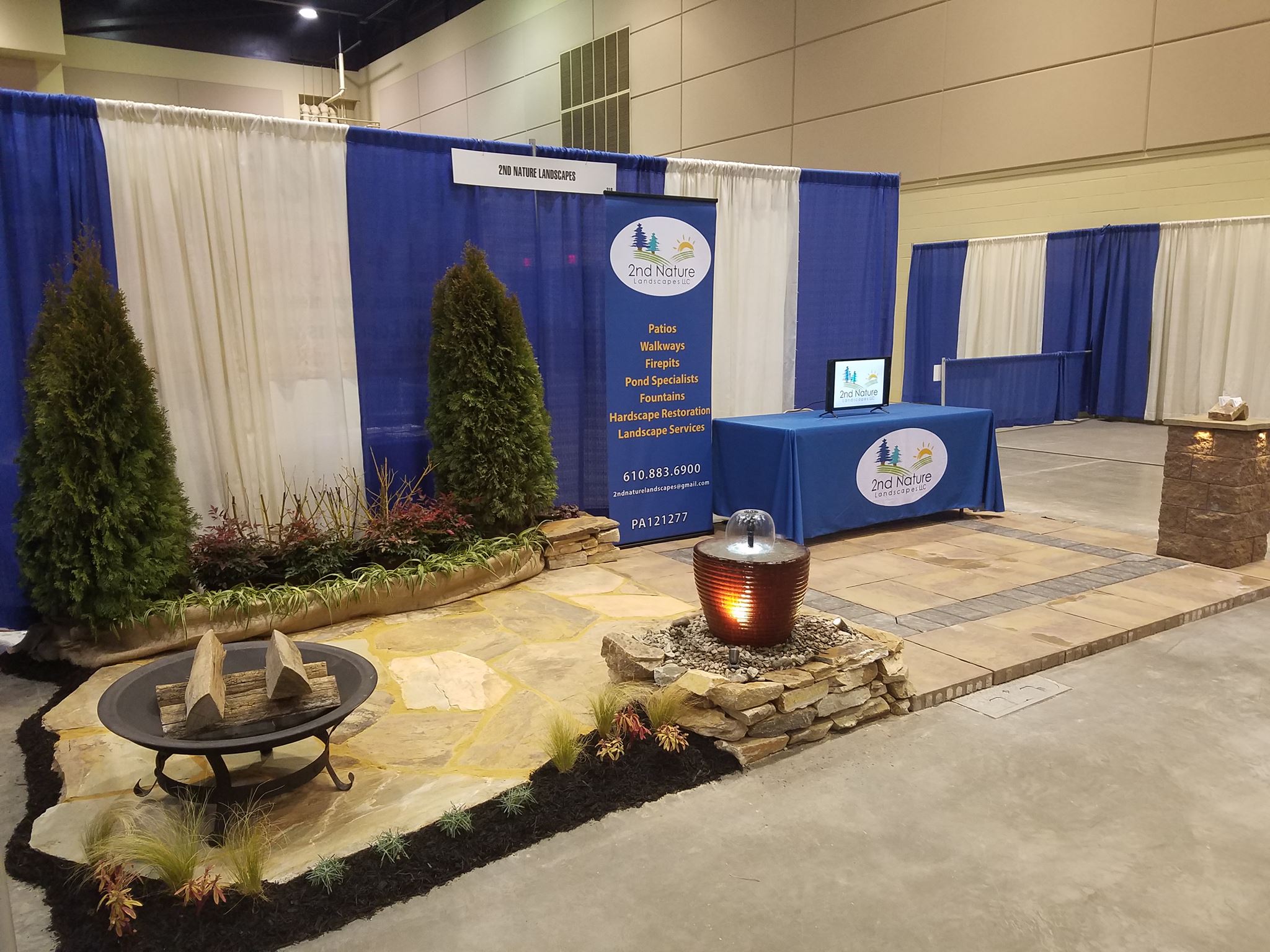 2nd Nature Landscapes trade show display