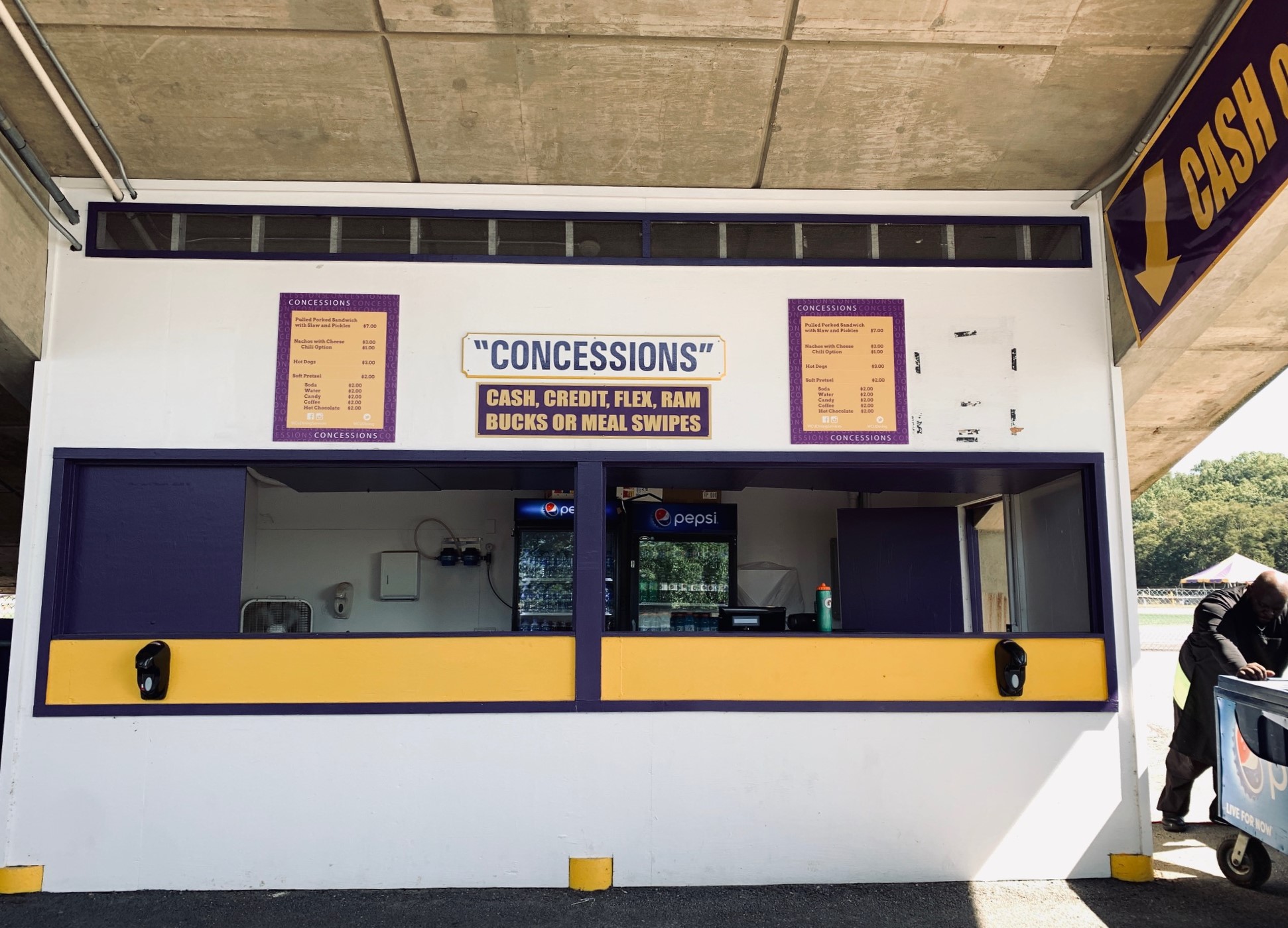 Concession stand graphics