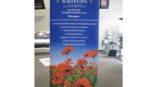 Burkholder retractable banner stand