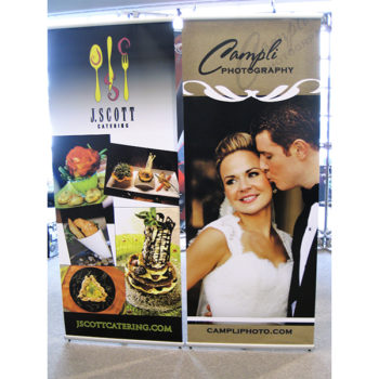 Catering and photography retractable banners
