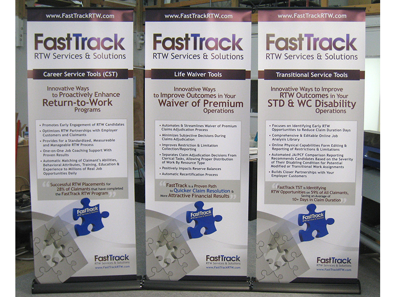Fast Track retractable banners