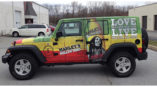 Bob Marley Jeep wrap