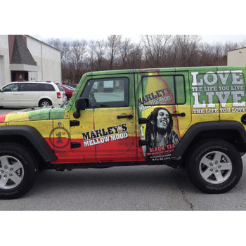 Bob Marley Jeep wrap