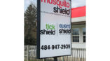 Mosquito Shield outdoor sign