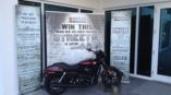 Bikers for Babies backdrop with bike