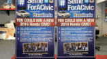 Selfie for a Civic standing banners
