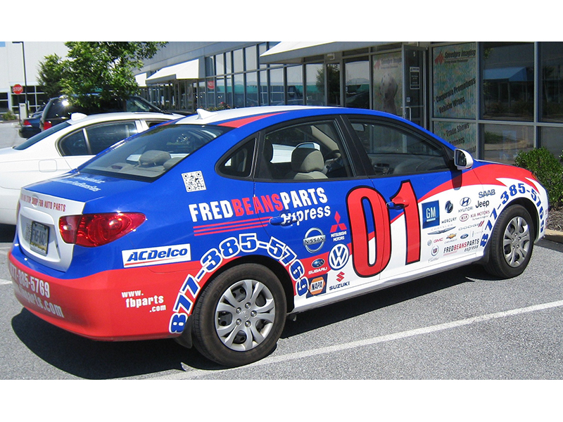 Fred Beans vehicle wrap