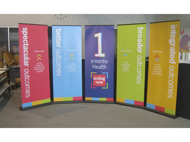 inVentiv Health retractable banners