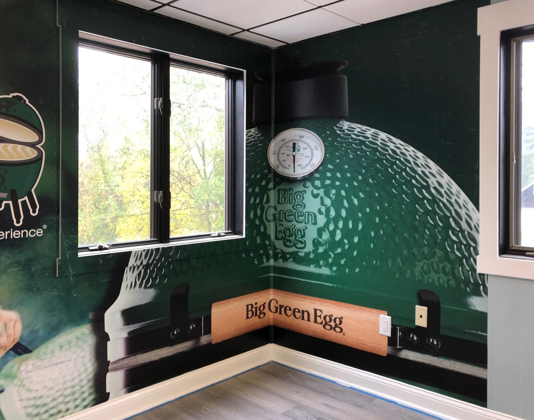 Big Green Egg wall graphics