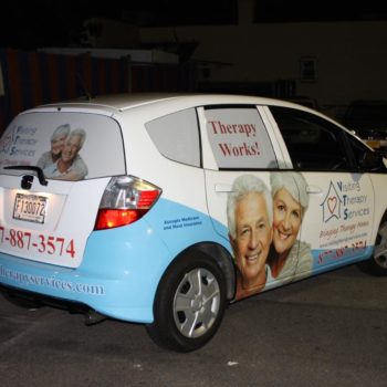 Visiting Therapy Services vehicle wrap