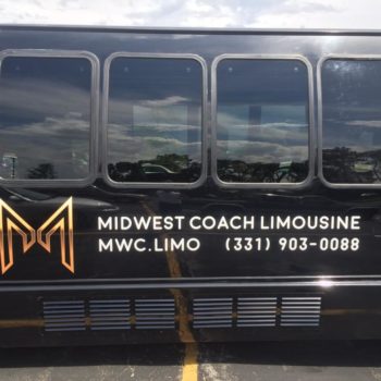 Midwest Coach Limousine vehicle decals