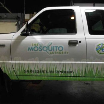 The Mosquito Authority vehicle decals