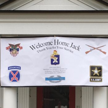 Welcome home banner