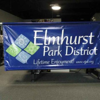 Elmhurt park parade banner